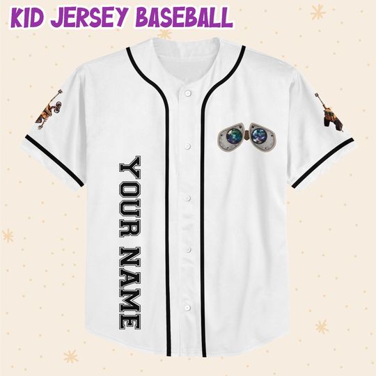 Personalized Disney Pixar WALL-E Misses EVE Baseball Jersey