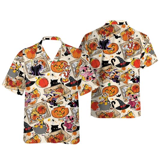 Pumpkin Black Cat Disney Salem Witch Hawaiian