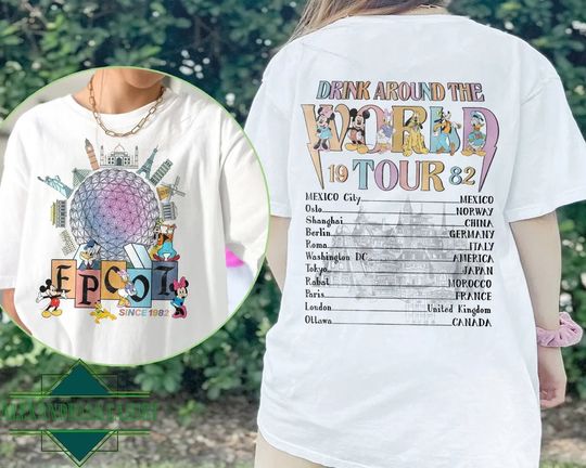Disney Epcot World Tour Shirt, Disney Epcot Shirt