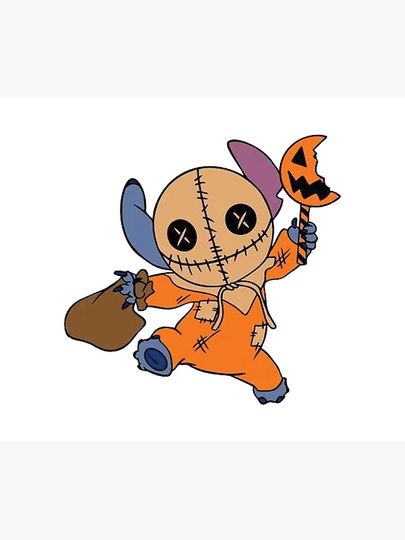Stitch Disney Halloween Poster