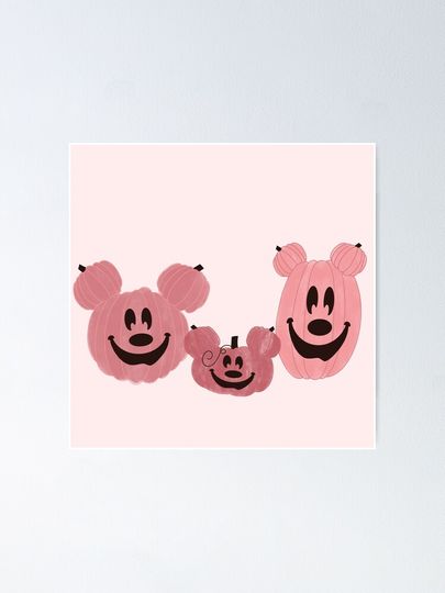 Mickey Halloween Disney Halloween Poster