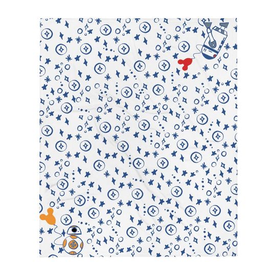 Disney BB8 and R2D2 Throw Blanket