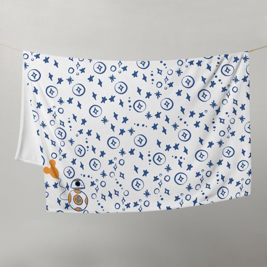Disney BB8 and R2D2 Throw Blanket