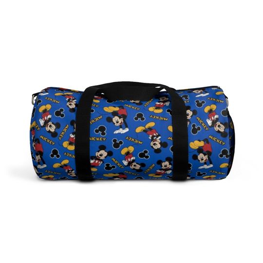 Disney Mickey Mouse Blue Duffel Bag, Disney Duffel Bag