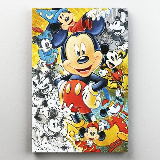 Disney Mickey 90 Years Poster
