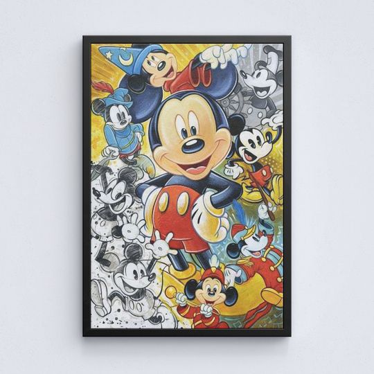 Disney Mickey 90 Years Poster