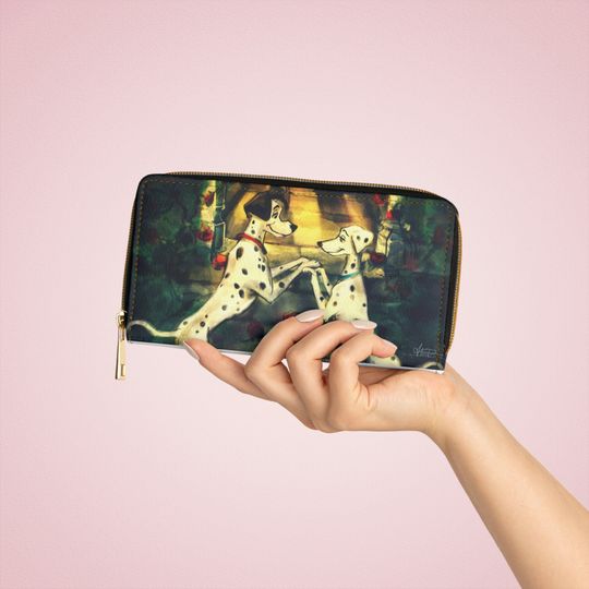 Pongo and Perdita, 101 Dalmatians, Disney Zipper Wallet - Disney Wallet