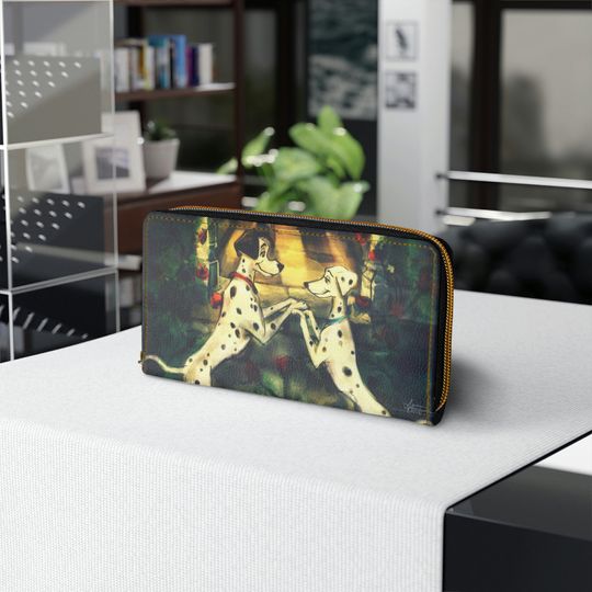 Pongo and Perdita, 101 Dalmatians, Disney Zipper Wallet - Disney Wallet