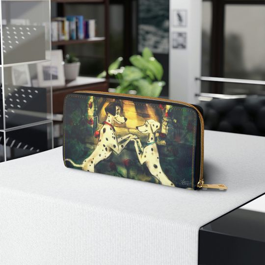 Pongo and Perdita, 101 Dalmatians, Disney Zipper Wallet - Disney Wallet