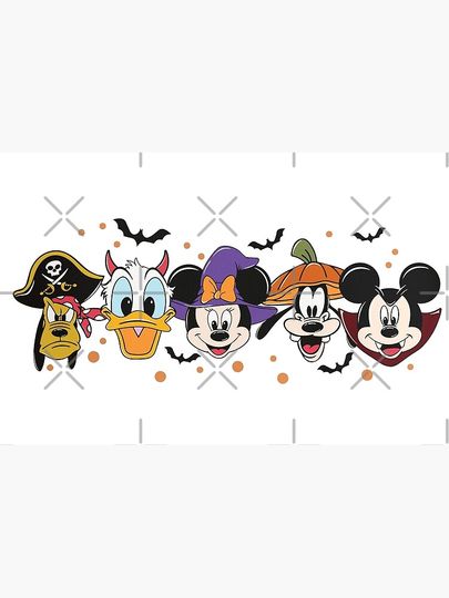 Retro Disney Mickey Halloween Makeup Bag