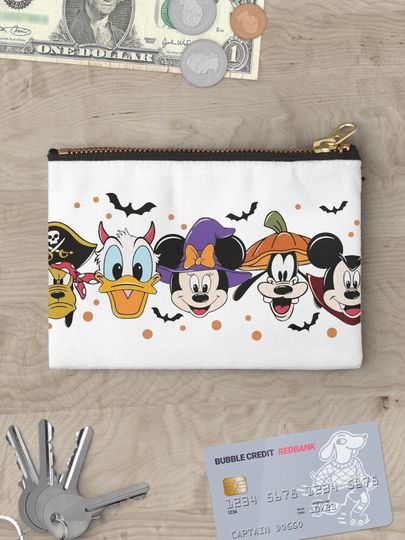 Retro Disney Mickey Halloween Makeup Bag