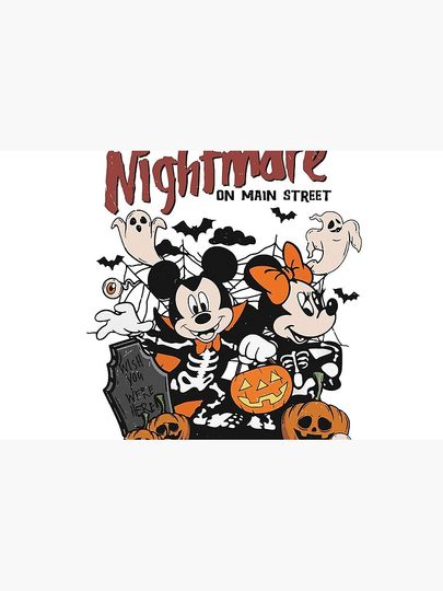 Retro Disney Mickey Halloween Makeup Bag