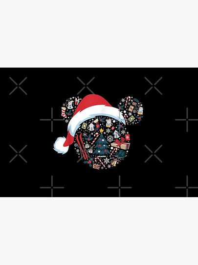 Mickey Mouse Head Disney Christmas Makeup Bag