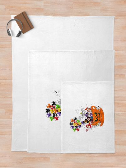 Disney Mickey And Friends Halloween Throw Blanket