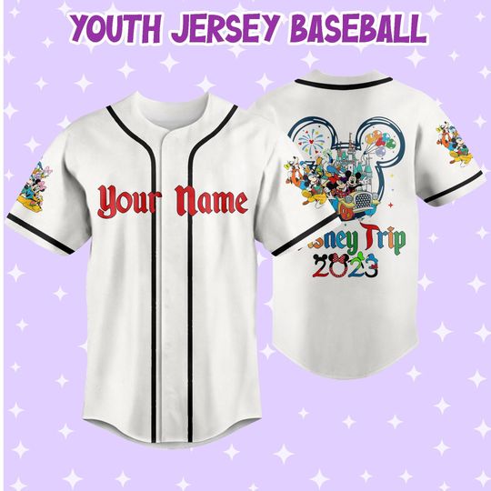 Personalized Disneyland Ready To Press Mickey And Friends Jersey