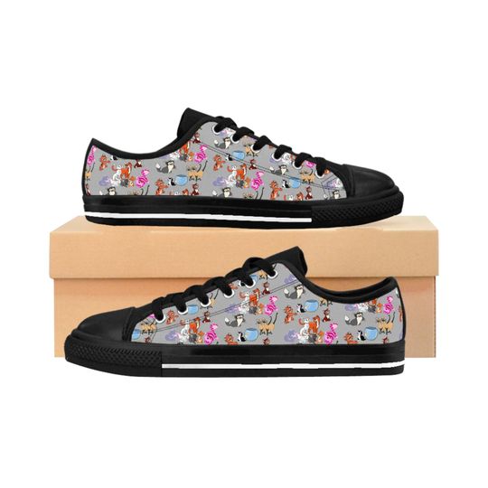 Disney Cat Women's Low Top Sneakers