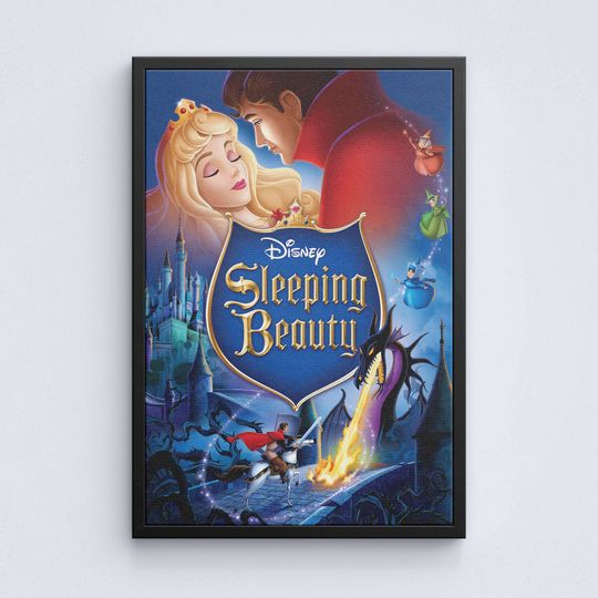 Disneyland Sleeping Beauty Attraction Poster, Disney Princess Poster