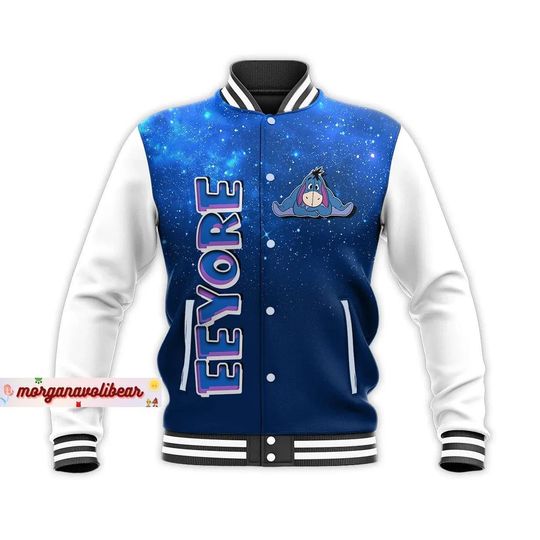 Winnie The Pooh Eeyore Disney Baseball Jacket