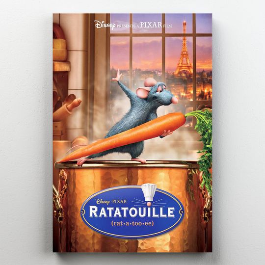 Disney Ratatouille Poster, Disney Magic Kingdom Poster