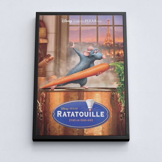 Disney Ratatouille Poster, Disney Magic Kingdom Poster