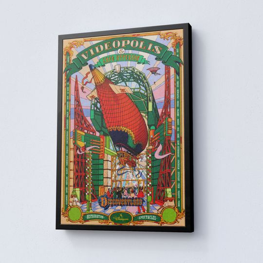 Disneyland Paris Videopolis Poster, Disneyland Paris Poster