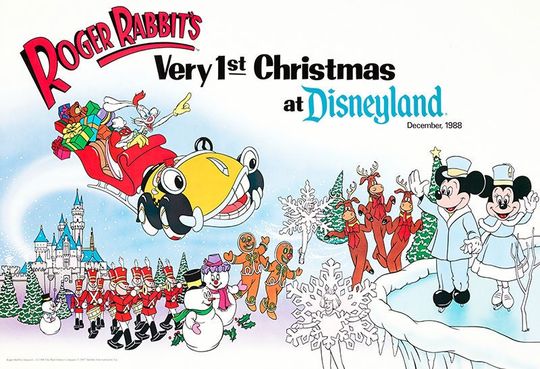 Who Framed Roger Rabbit First Christmas at Disneyland Poster