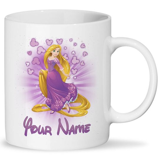 Rapunzel disney custome name mug