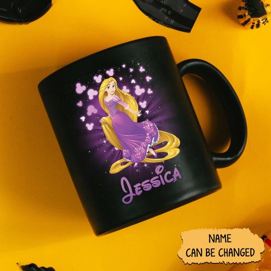 Rapunzel disney custome name mug