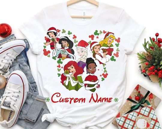 Custom Vintage Disney Princess Christmas | Retro Princess Christmas