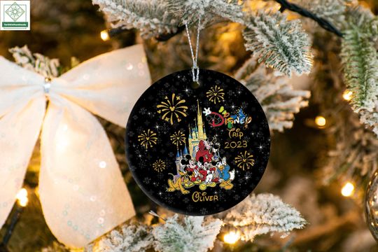 Personalized Disneyland Trip 2023 Ornament, Mickey and Friends