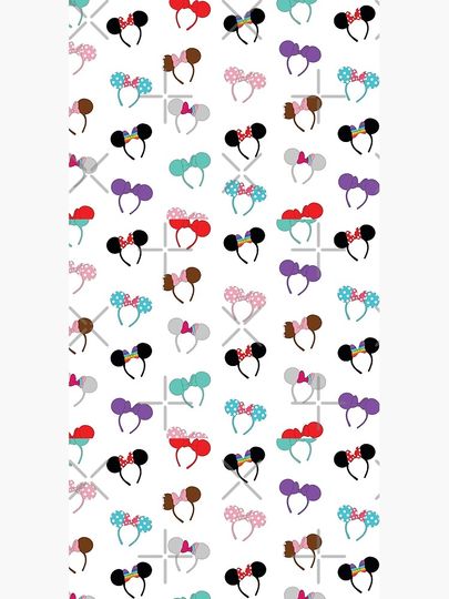 Mickey Mouse Ears Pattern Disney Duffel Bag