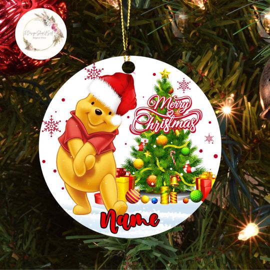 Personalized Multi-character Disney Christmas Ornament