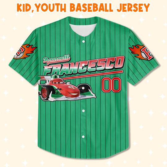 Personalized Francesco Redgreen Disneyland Baseball Jersey