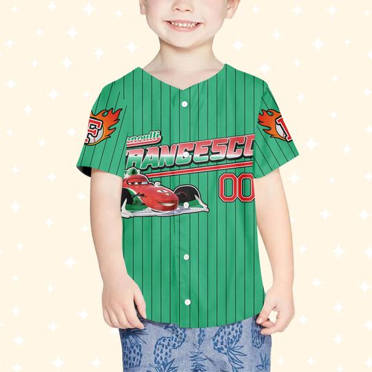 Personalized Francesco Redgreen Disneyland Baseball Jersey