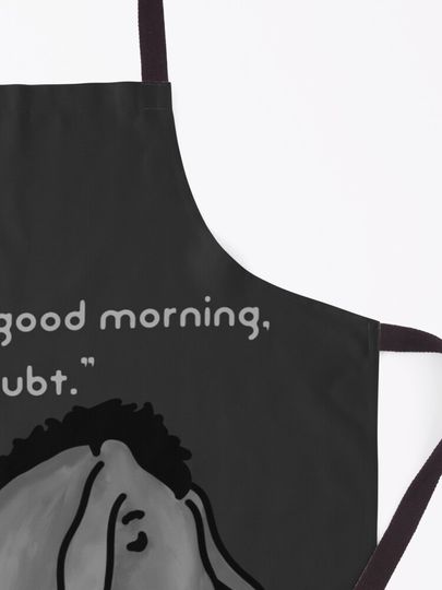 Disney Winnie The Pooh Sad Eeyore Quote Kitchen Apron