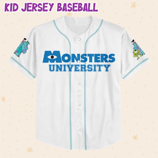 Monsters University Disney Baseball Jersey