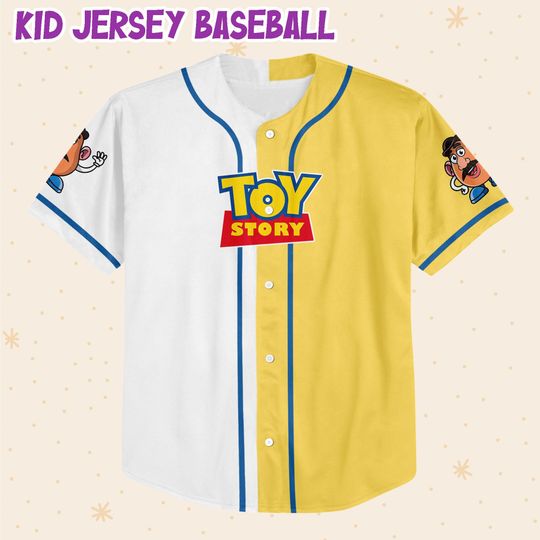Personalized Toy Story Chibi Disney Baseball Jersey