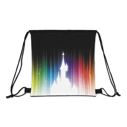 Disney Rainbow Castle Drawstring Bag