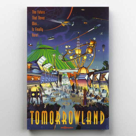 Tomorrowland Disney Premium Matte Vertical Poster