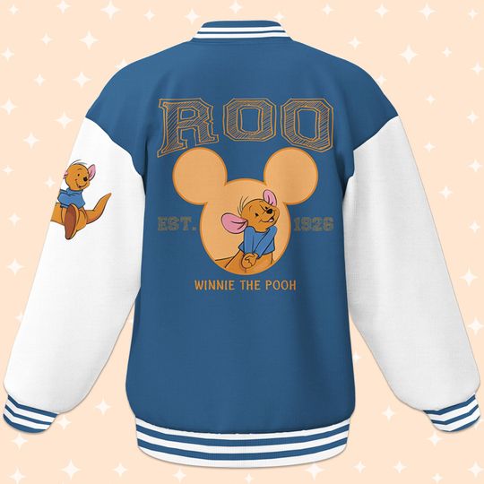 Personalize Winnie The Pooh Roo Blue, Disney Jacket