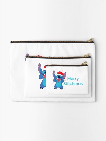 Disney Stitch Christmas Makeup Bag