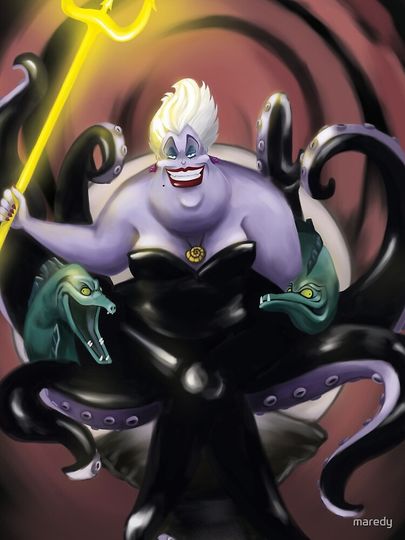 Ursula Disney Villain Skirt