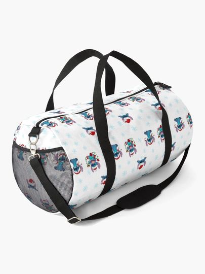 Disney Cute Stitch Christmas Duffel Bag