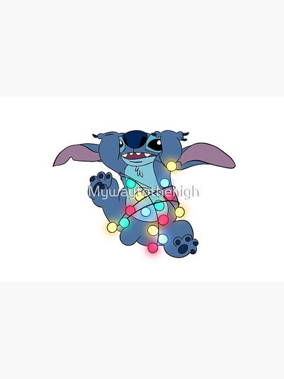Disney Stitch Christmas Makeup Bag