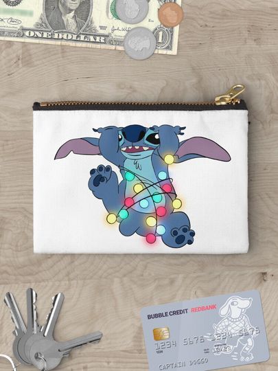 Disney Stitch Christmas Makeup Bag