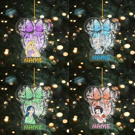 Personalized Disney Princess Ornament, Cinde Christmas Ornament