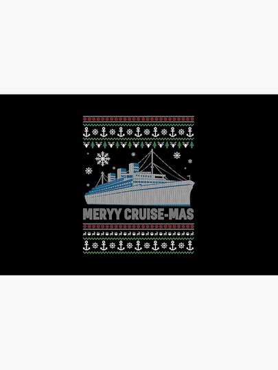 Disney Ugly Cruise Vacation Christmas Makeup Bag