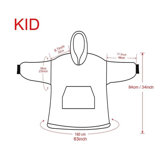 Minnie Mouse Oversize Fleece Blanket Hoodie, Disney