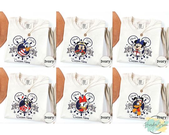 Personalized Disney Cruise Line 2024 Shirt, Family Cruise Shirt