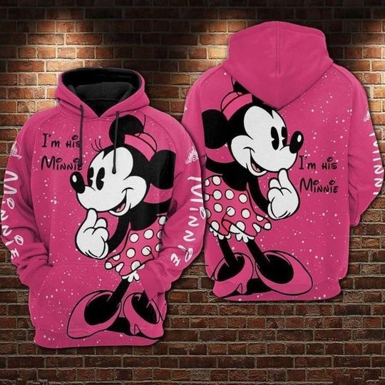 Minnie Hoodie, Disney Minnie Mouse Hoodie